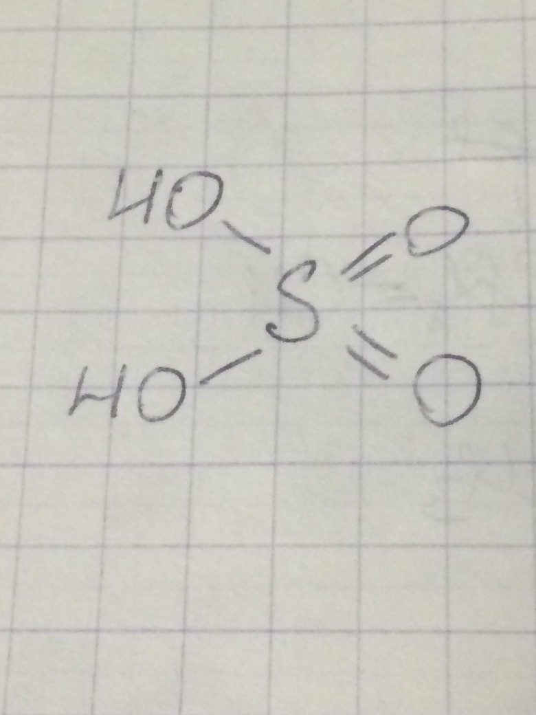 Дать классификацию серной кислоте, и постройте графическую формулу